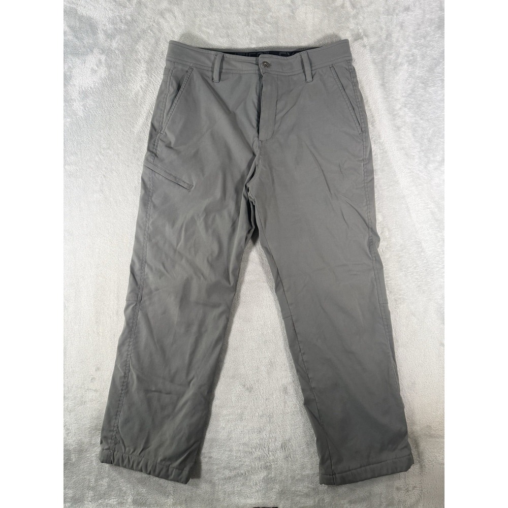 Gerry Pants Mens 32x30 Grey Venture Fleece Lined Nylon Blend Outdoors